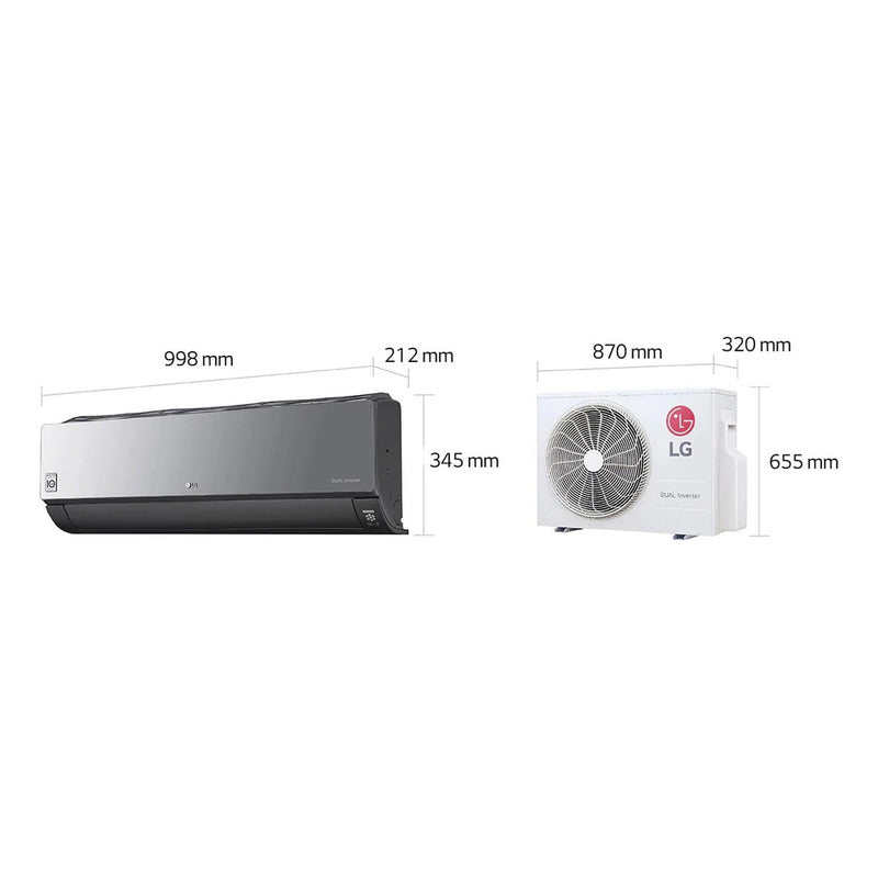 Aire Acondicionado Split LG Art Cool Smart Wifi 6000 S4-w24k2rpe