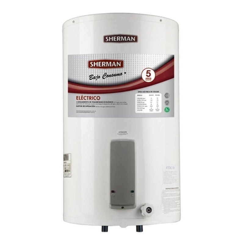 Termotanque Eléctrico Sherman Tecc085 Blanco 85l Colgar