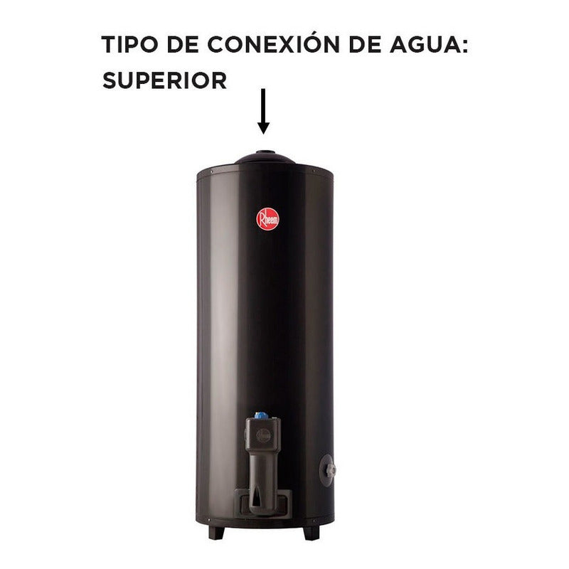 Termotanque A Gas Natural De Pie 150 Lts Tgnp150rh Rheem Mm Color Gris Oscuro
