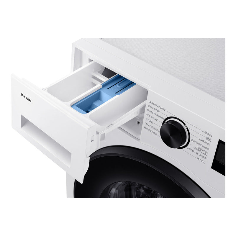 Lavarropas Samsung Ecobubble Ww10cgc04daebg 10.5kgs White Color Blanco