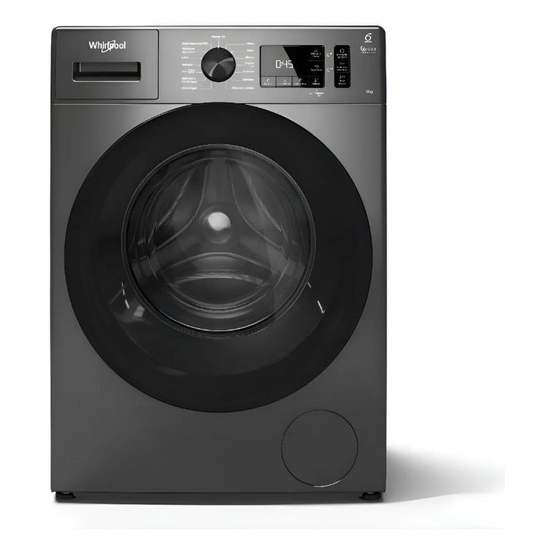 Lavarropas Whirlpool 1200rpm Silver Inverter Wnq80bsdna 8 Kg