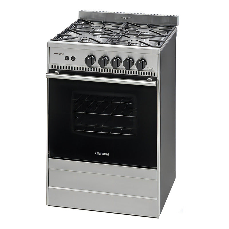 Cocina Gastronómica A Gas Longvie Bistró 31501xs 56cm Inox