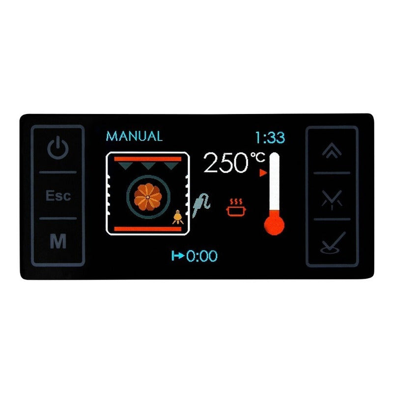 Horno Eléctrico Touch Longvie Hest60x De Empotrar Color Acero Inoxidable