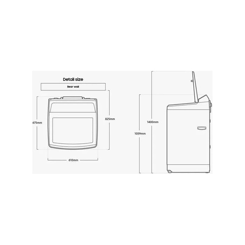 Lavarropas Automático Samsung 7.5kg Sup Ecobubble Inventer Color Blanco