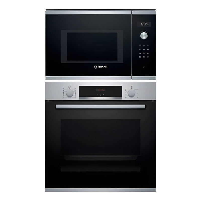 Combo Bosch Empotrable Horno Hra512es0 + Micro Bel554ms0