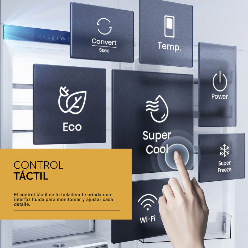 Heladera Combi Panelable Vondom Wifi Inverter No Frost - 250 L