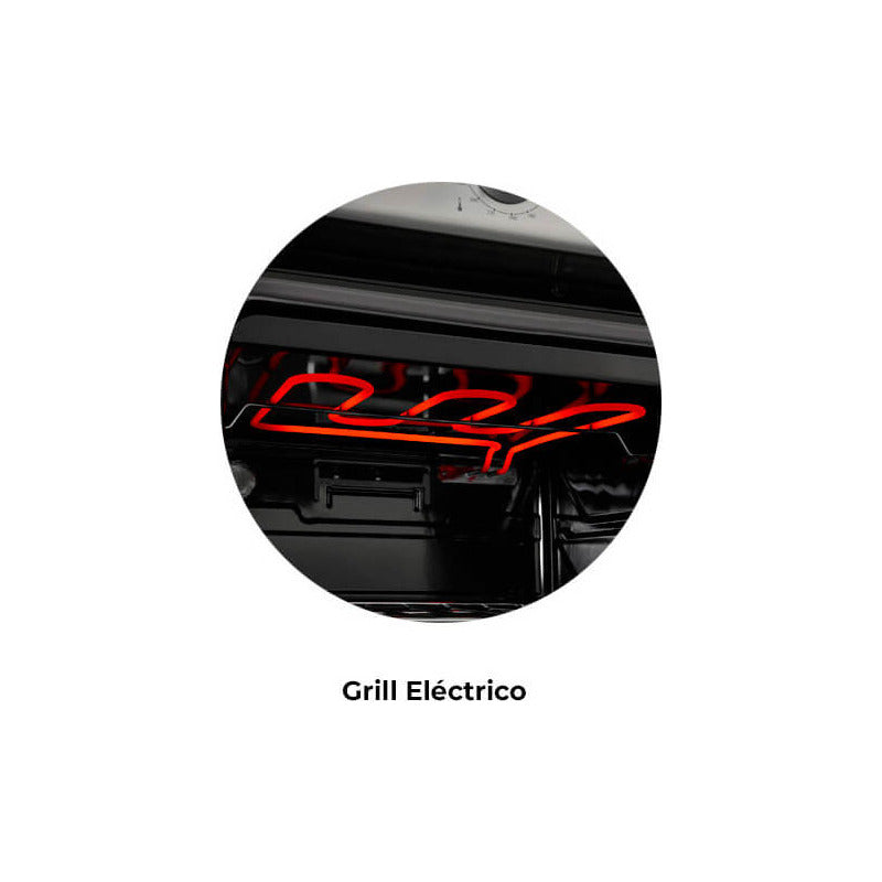 Horno Eléctrico Touch Longvie Hest60x De Empotrar Color Acero Inoxidable