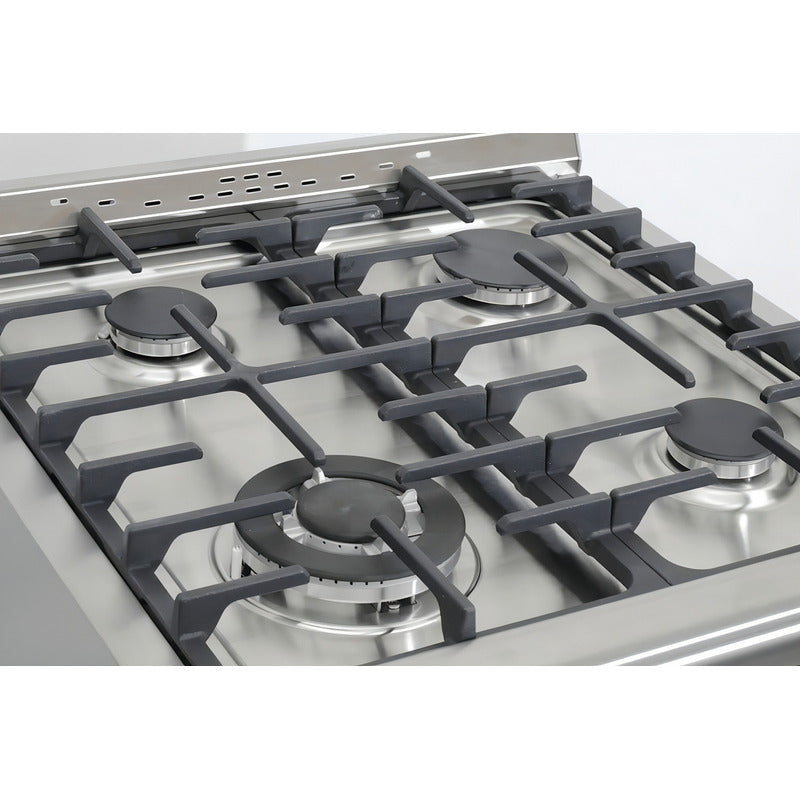 Cocina Industrial Morelli Forza 600 Color Acero Inoxidable