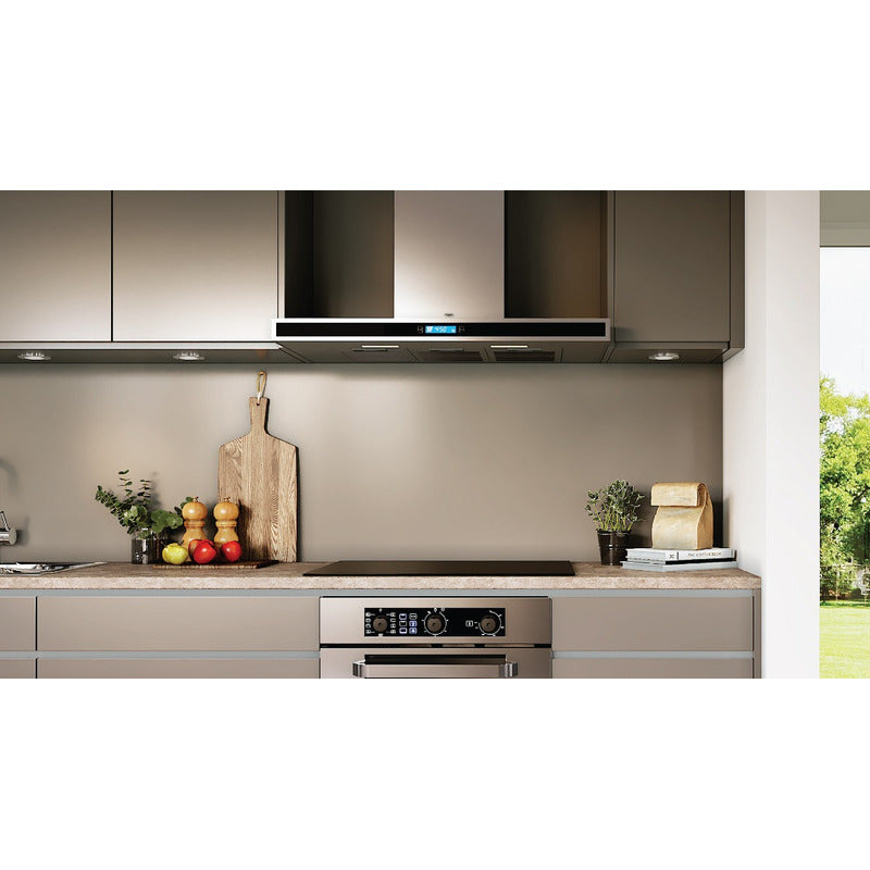 Extractor Purificador De Cocina Tst Colhue Acero Inox De Pared 750mm X 60mm X 510mm Plateado