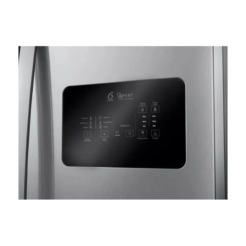 Heladera No Frost Whirlpool French Door 554l Acero Inoxidable Freezer Inferior