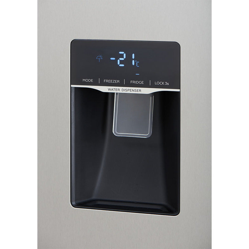 Whirlpool Heladera Inverter Wrs955f Inoxidable Color Gris Oscuro