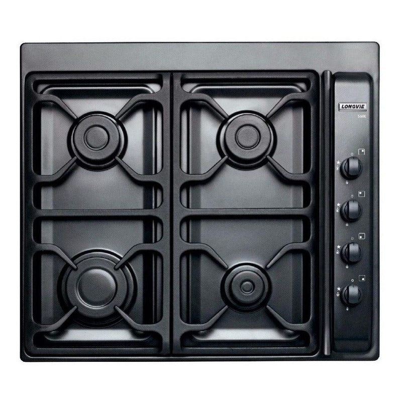 Anafe A Gas Longvie A6600gf Grafito Encendido Una Mano Color Negro