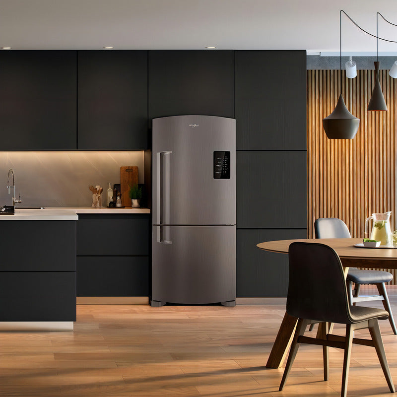 Whirlpool Heladera Bottom Mount Inox 588 Lts Wre85akwre85ak - Excelente (Reacondicionado)