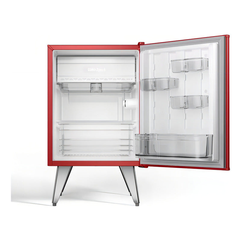 Heladera Whirlpool Retro Roja 76 Lts - Wra09hv