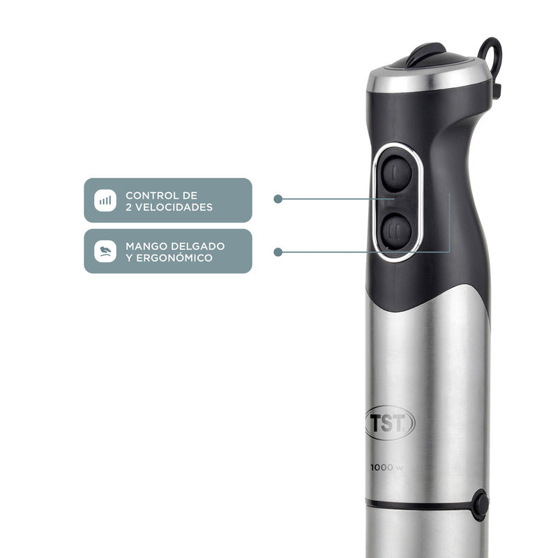 Licuadora De Mano 3 En 1 - Tst - Incluye Accesorios Para Pic