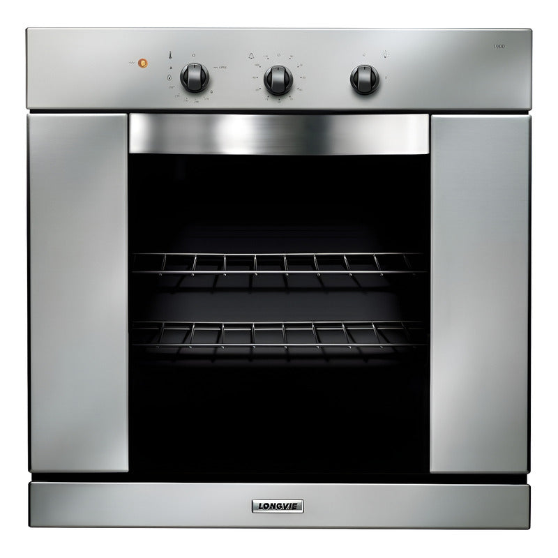 Horno A Gas Longvie H1900xf Con Grill Eléctrico De Empotrar Color Acero Inoxidable