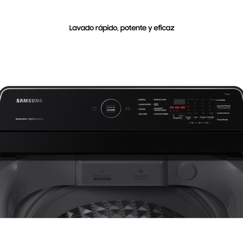 Lavarropas Automático Samsung 7.5kg Sup Ecobubble Inventer Color Blanco