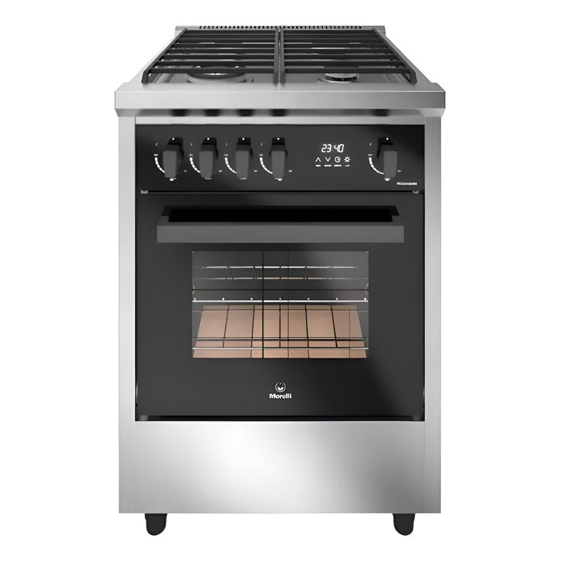 Cocina Morelli Prego 600 4 Hornallas 60cm Con Horno Multigas