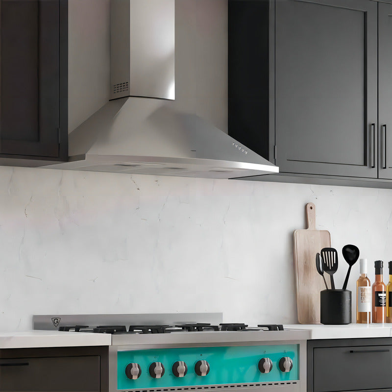 Extractor Purificador De Cocina Tst Lanin Ac. Inox. De Pared 60cm X 29.5cm X 51cm Acero Inoxidable