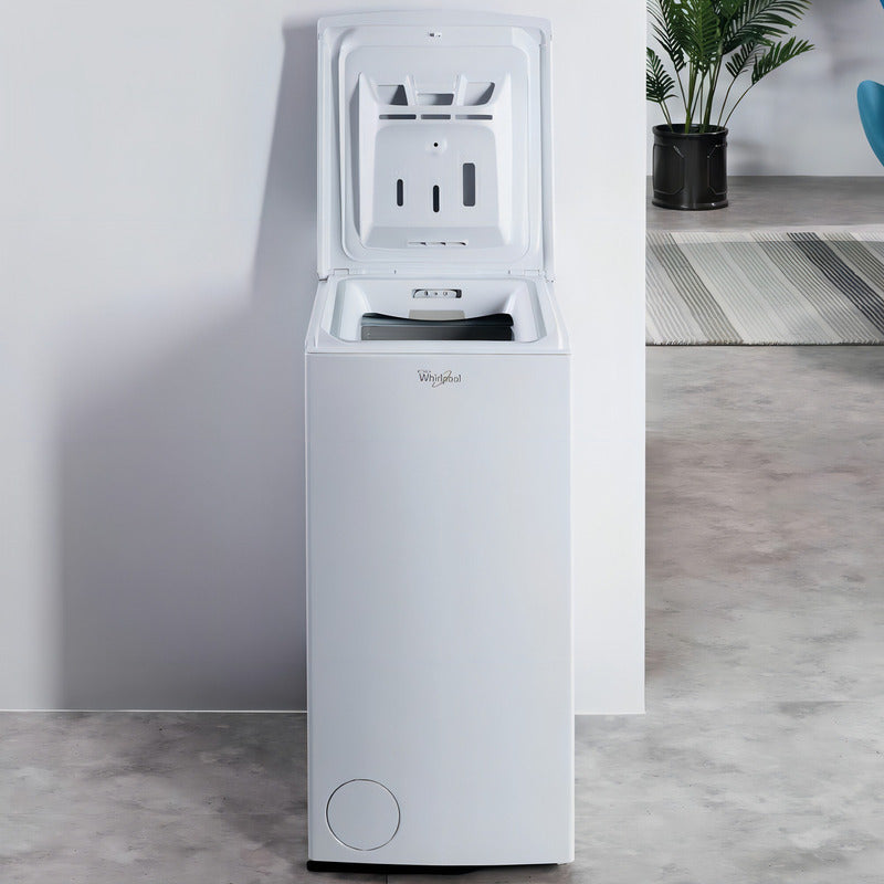 Lavarropas Whirlpool Carga Superior 40cm Wcs60zb 6kg 1200rpm Color Blanco