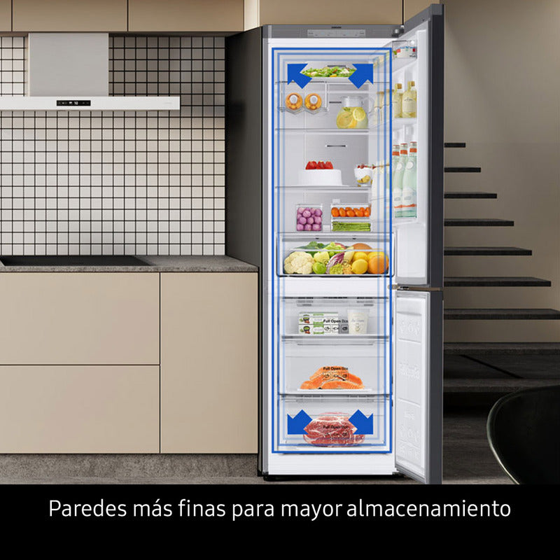 Heladera Invert Samsung Bespoke Rb33a307039 328l Satin Beige