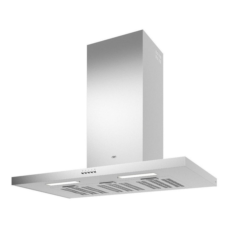 Extractor Purificador De Cocina Tst Nihuil Ac Inox De Pared 600mm X 40mm X 510mm Plateado
