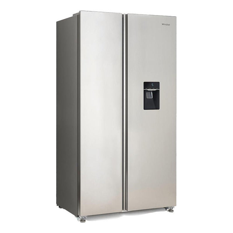Whirlpool Heladera Inverter Wrs955f Inoxidable Color Gris Oscuro