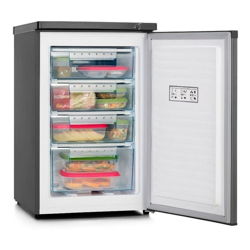 Freezer Bajo Mesada Vondom Línea Acero 85ltr Fr55
