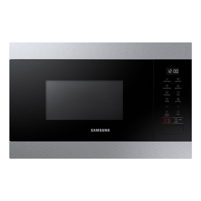Microondas Empotrable Con Grill Samsung 22l 2350w Plateado