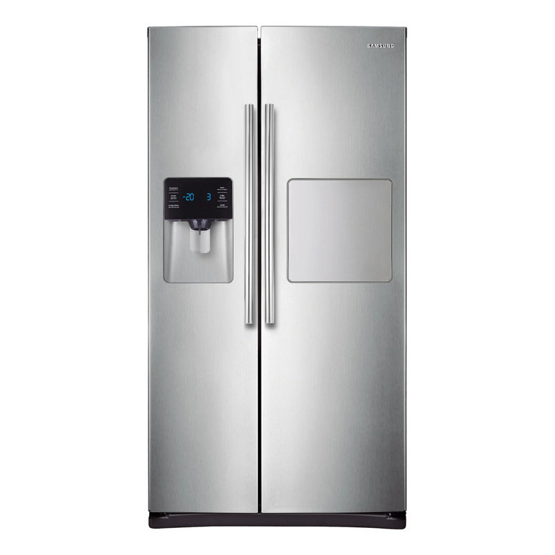 Heladera Con Freezer Samsung Rs25h5223 Color Plata Con Capacidad De 683l - Excelente (Reacondicionado)