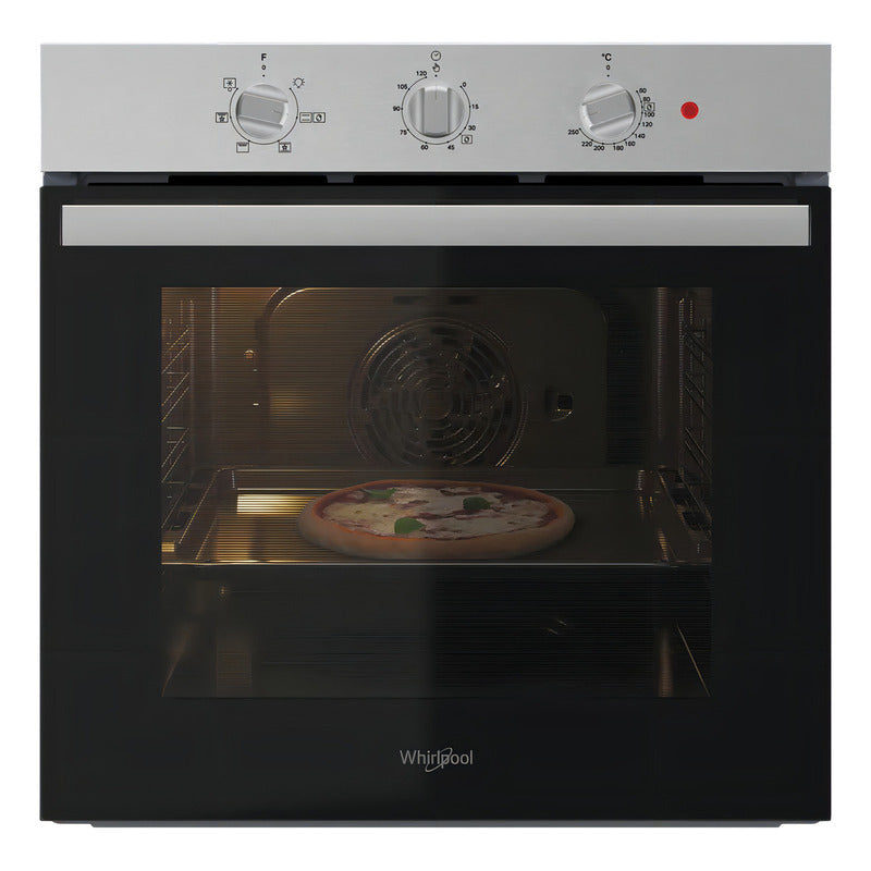 Horno Whirlpool Wob71as Empotrable Eléctrico 71 Litros Inoxidable Convección Smart Clean