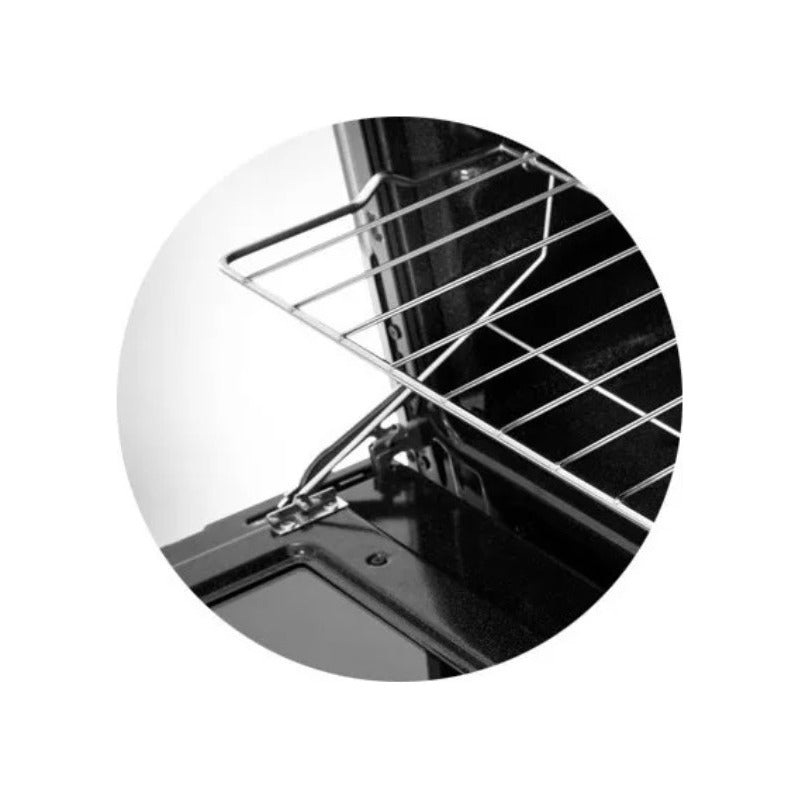 Horno A Gas Longvie H1900xf Con Grill Eléctrico De Empotrar Color Acero Inoxidable