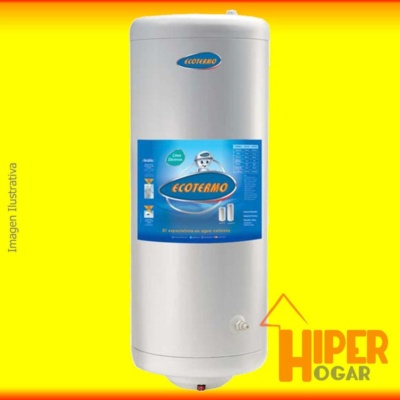 Termotanque Eléctrico Ecotermo Europea Elec 106 Cs Blanco 95l