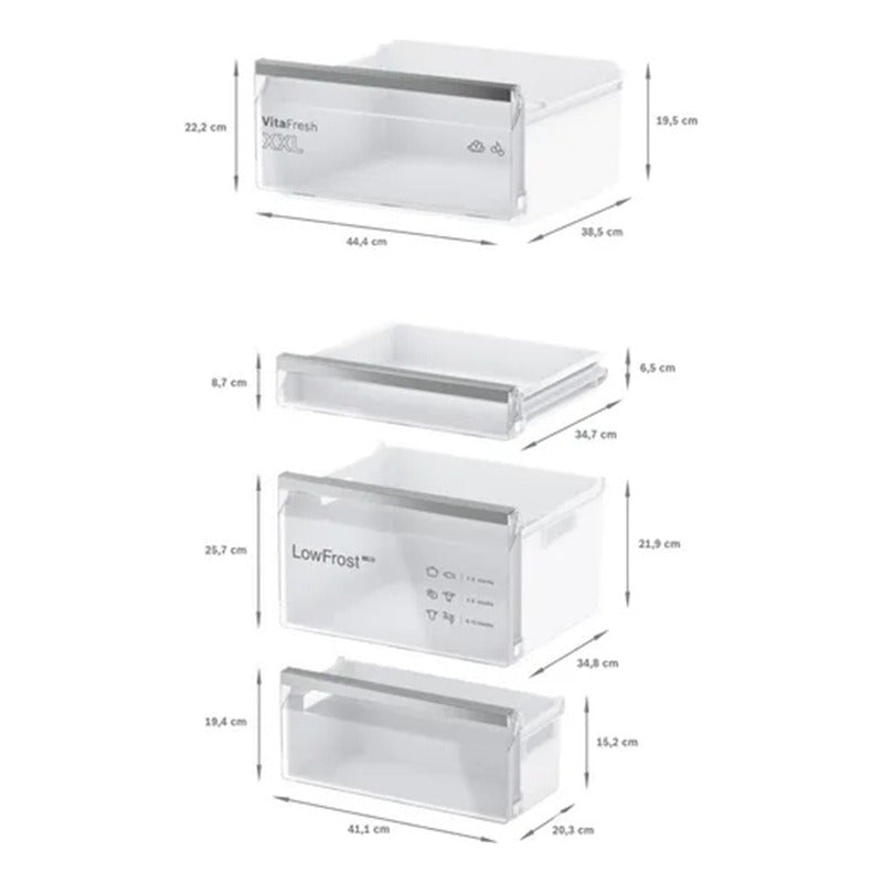 Freezer Panelable Bosch 222 Lts Cierre Softclose Gin81ace0