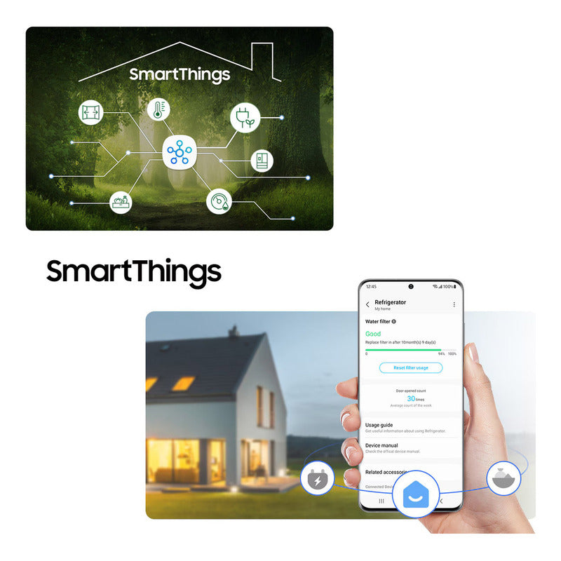 Heladera Samsung French Door Family Hub Inverter 853 Ltrs