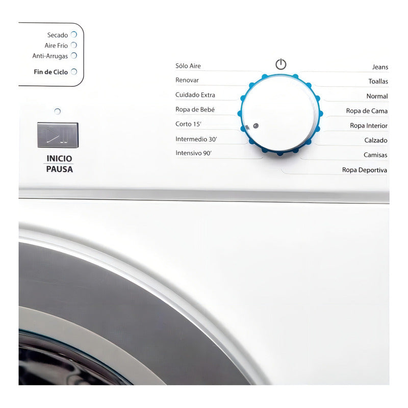 Secarropas Whirlpool Wsr07sb 7kg Por Calor Blanco
