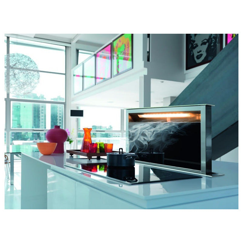 Campana Spar Downdraft Franke 90 Cm Extractor Mesada Color Plateado