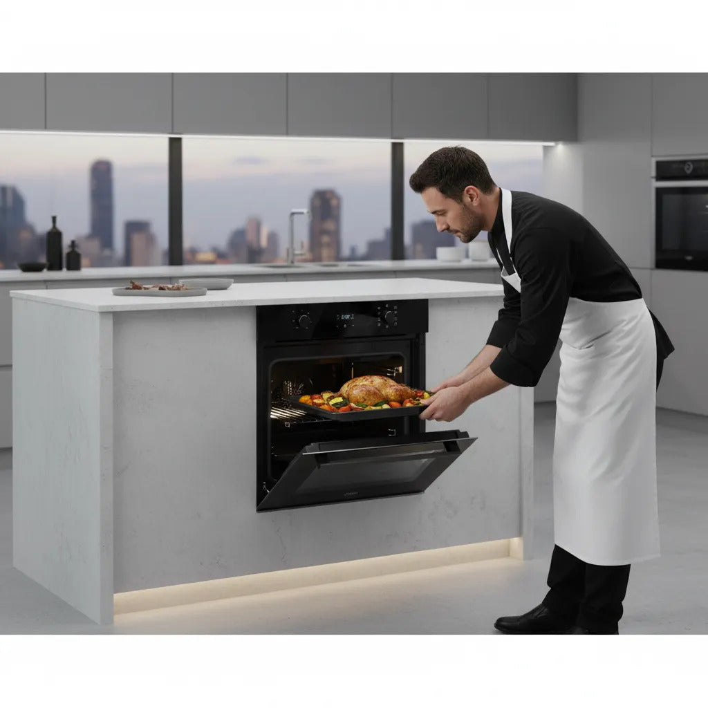 Horno Empotrable Electrico 56l Tst Multifuncion E-luxeblack Negro 41-60