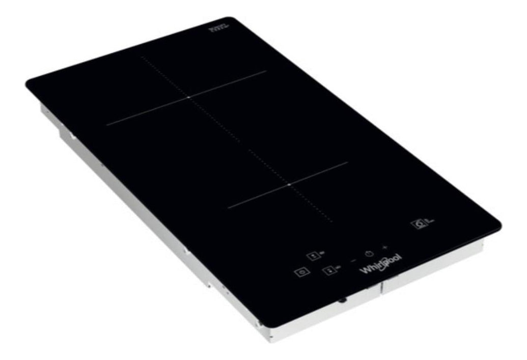 Anafe De Inducción Whirlpool 2 quemadores 30 Cm Negro WDJ28DIM