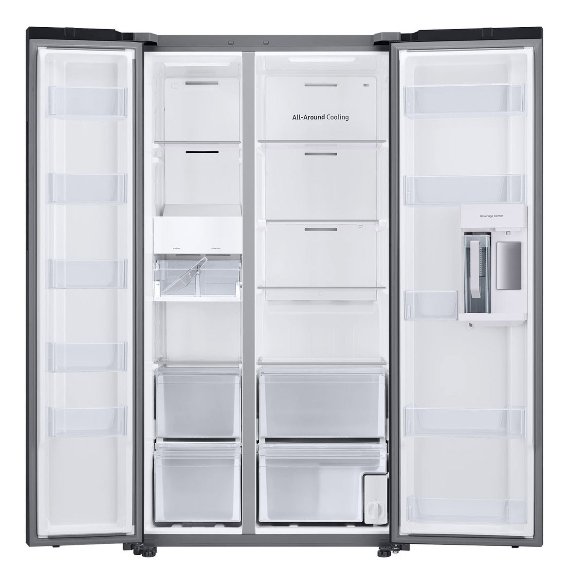 Heladera Samsung Inverter Side By Side Rs23cb760a4 Bespoke 590 L Azul SARS23CB760A4