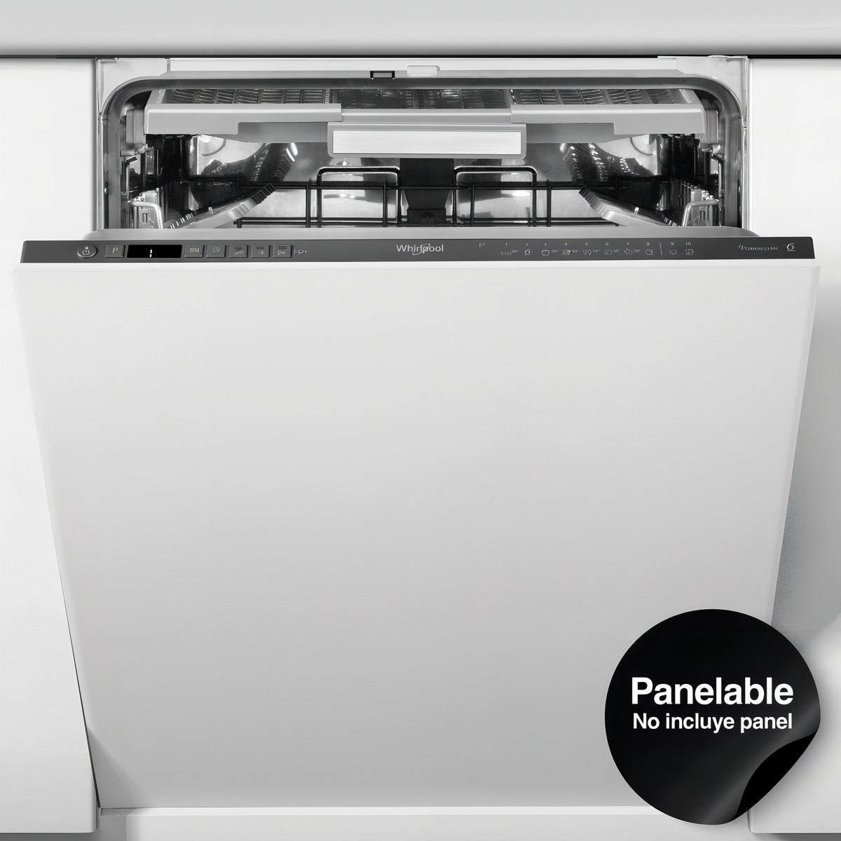 Lavavajillas Whirlpool WIO3P33PLAG Empotrable 15 Cubiertos