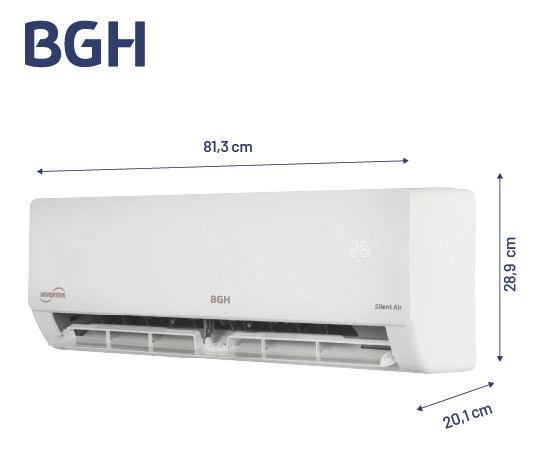 Aire Acondicionado Inverter Frío/calor Bgh Split 3700w 3139f BSI37WCNX