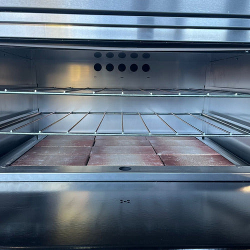 Horno A Gas Semi Industrial Tst Luxe Puerta Vidrio 482/90