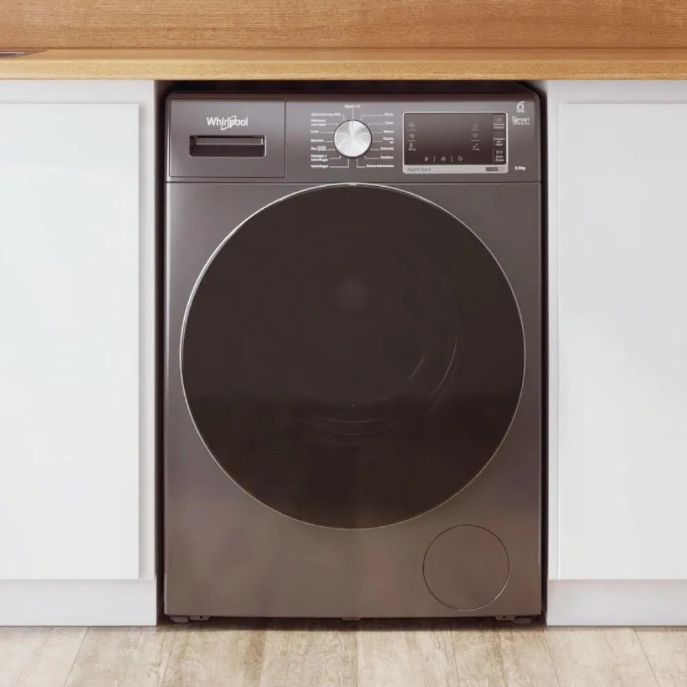 Lavarropas Automático Whirlpool Inverter Hasta 9.5kg Color Gris Oscuro