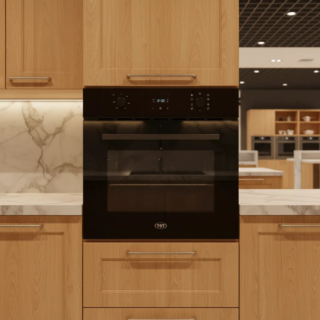 Horno Empotrable Electrico 56l Tst Multifuncion E-luxeblack Negro 41-60