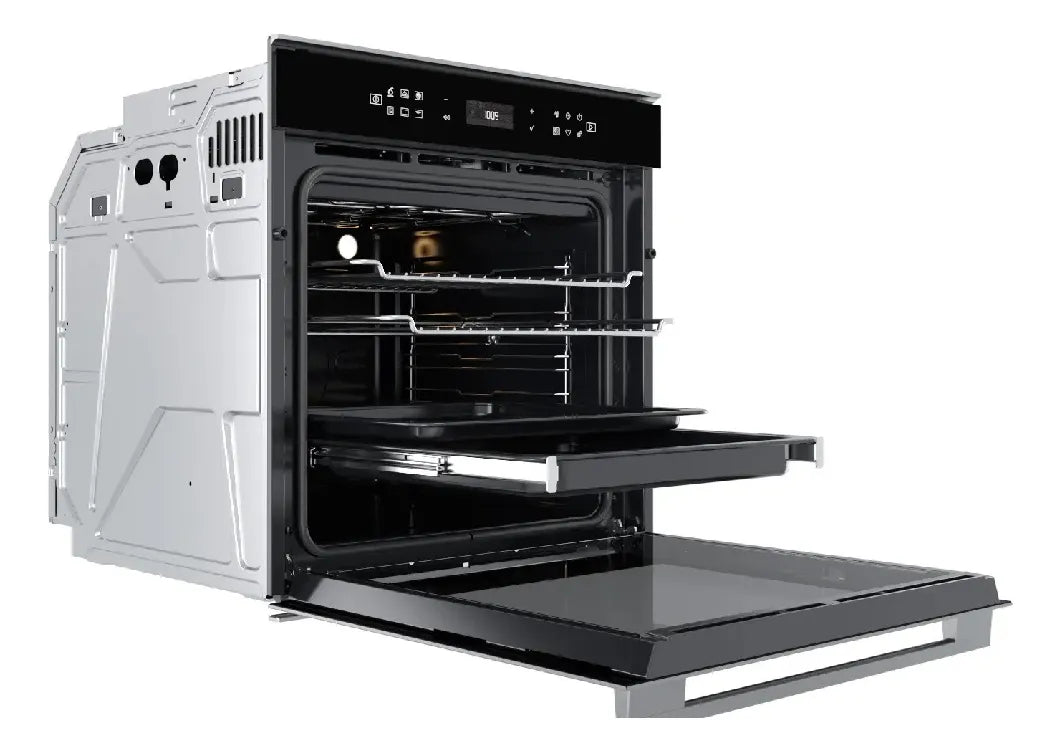 Horno Empotrable Eléctrico Whirlpool Woc73asdim 73l Color Plateado