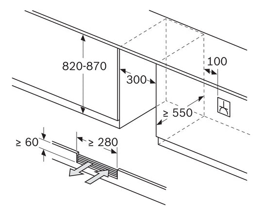 Cava Eléctrica Vinoteca Bosch Kuw20vhf0 21 Botellas