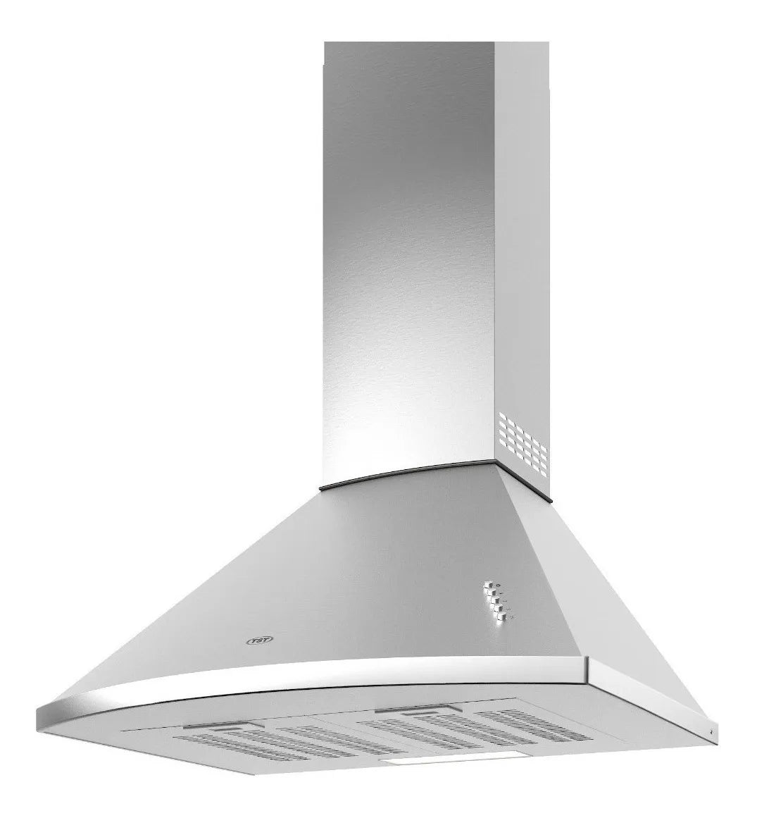 Extractor Purificador De Cocina Tst Lanin Ac. Inox. De Pared 60cm X 29.5cm X 51cm Acero Inoxidable