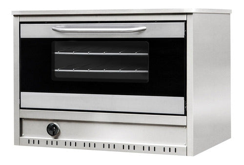 Horno A Gas Semi Industrial Tst Luxe Puerta Vidrio 482/90