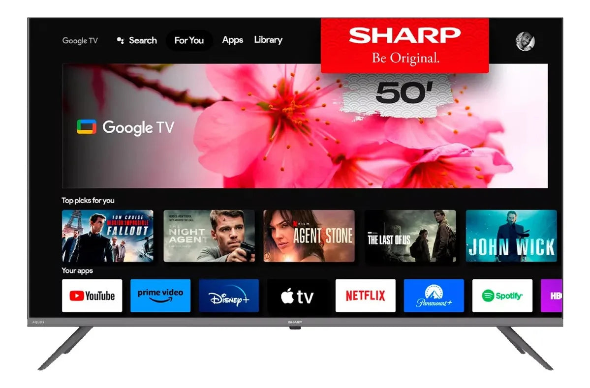 Smart Tv Uhd 4k Sharp 50 4t-c50fl6l Google Tv